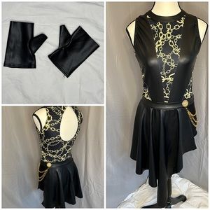 Black and Gold Jazz Costume